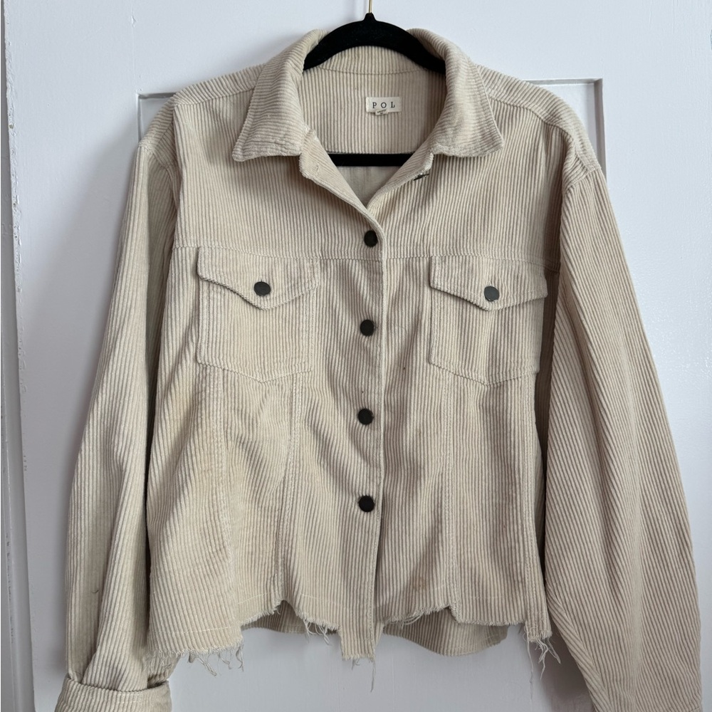 POL Cream Utility Jacket